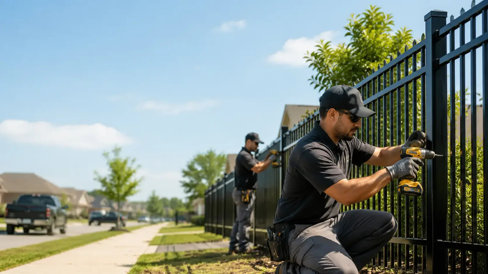 Metal Fence Installation in Milano, TX